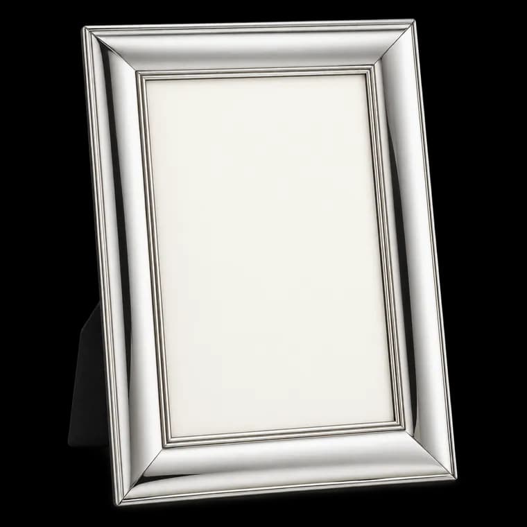 EDZARD Bilderrahmen Prato (Foto 20x30 cm) versilbert anlaufgeschützt – generische, markenfreie KI-Produktillustration