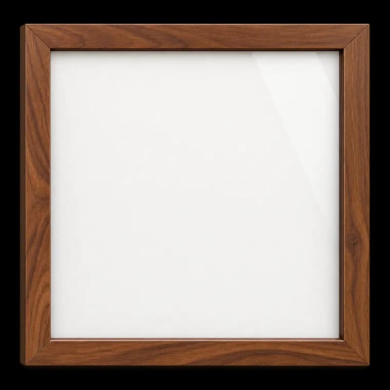 walther design Bilderrahmen nussbaum 40 x 40 cm Home Holzrahmen HO440N – generische KI-Produktillustration