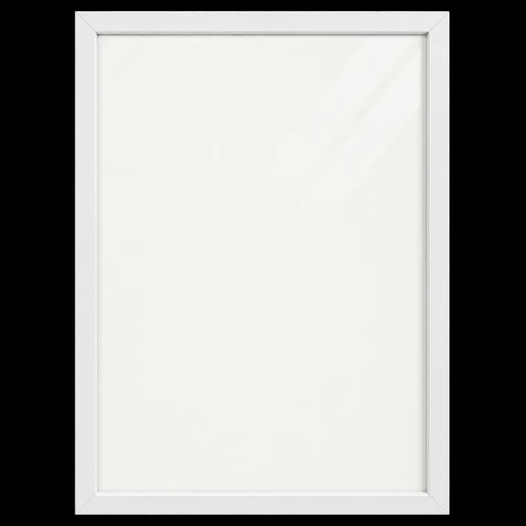 Bilderrahmen 50x70 cm Hängende aus MDF und Acrylglas Weiß – generische KI-Produktillustration