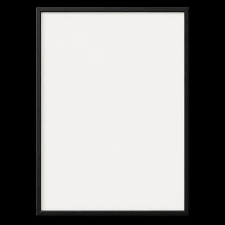 Artower® Bilderrahmen Schwarz Metall Dünner Rahmen für DIN A4 21 x 29,7 cm – generische, markenfreie KI-Produktillustration