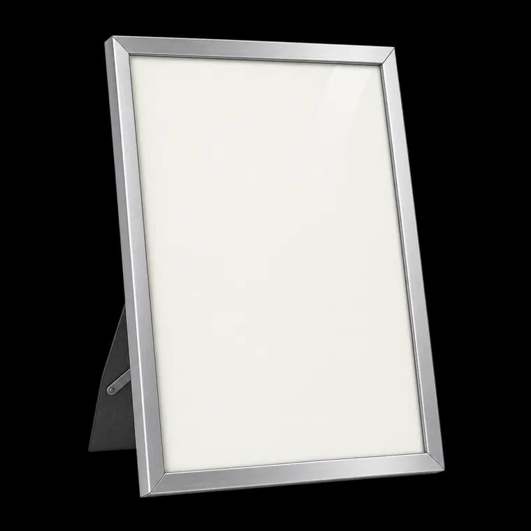 Hama Bilderrahmen 15x20, Fotorahmen zum Hängen oder Hinstellen, silber – generische, markenfreie KI-Produktillustration