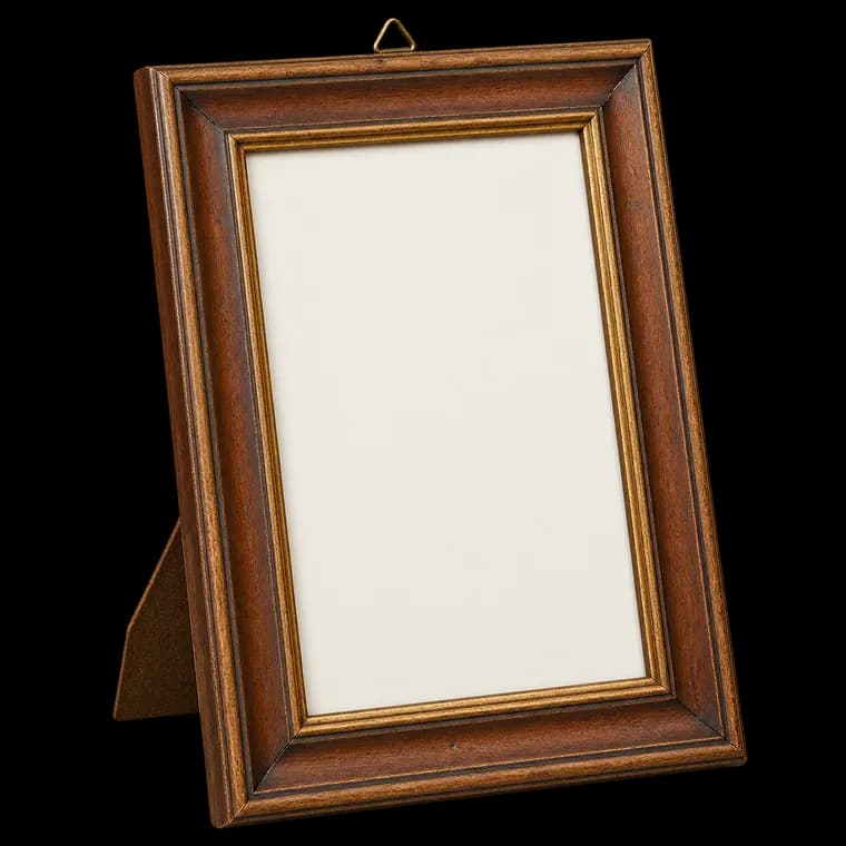 Artower® Bilderrahmen Vintage Braun Holz Rahmen für 20 x 30 cm – generische, markenfreie KI-Produktillustration