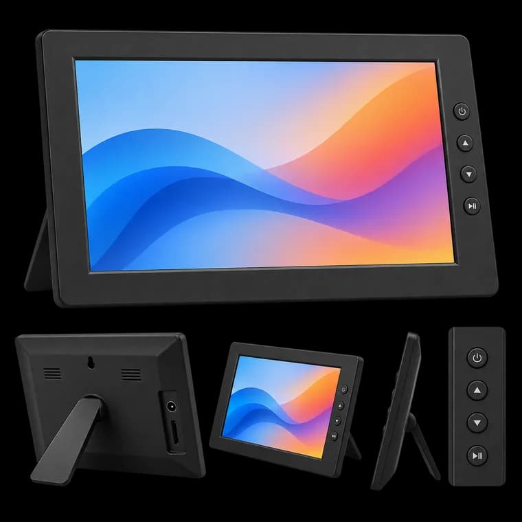 KODAK Digitaler Bilderrahmen No Wlan, 10 Zoll 1280*800 IPS Kein Touchscreen – generische, markenfreie KI-Produktillustration