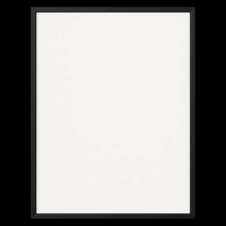 Giftgarden Schwarz Bilderrahmen 50x70 cm - Aluminium Rahmen – generische, markenfreie KI-Produktillustration