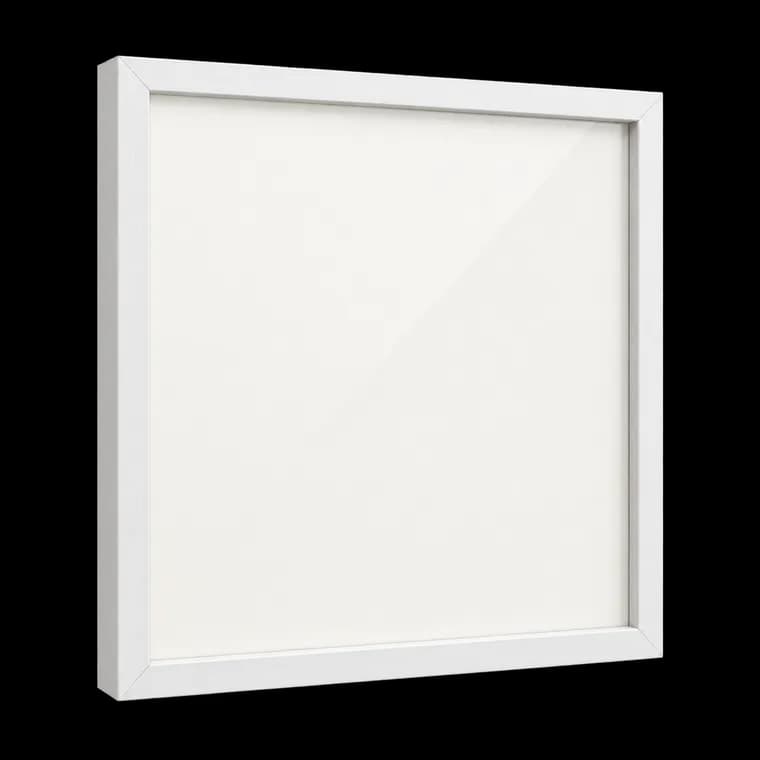VictoR Bilderrahmen Dali 21x21 cm weiß - Fotorahmen Holz - Quadratischer Bilderrahmen weiß 21x21 - moderner Holzrahmen mit bruchsicherem Acrylglas – generische, markenfreie KI-Produktillustration