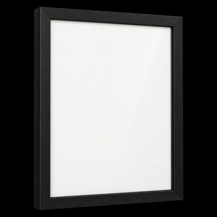 Amazon Basics Rechteckiger Poster-/Bilderrahmen aus Holz, 40cm x 50cm, Schwarz – generische KI-Produktillustration