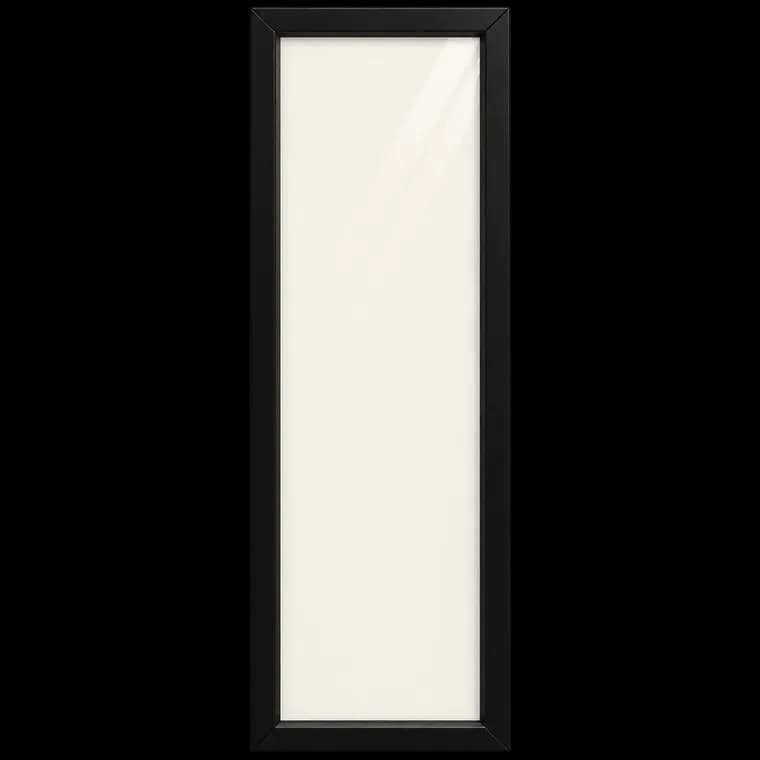 Bilderrahmen 20x60 cm Kunststoff mit Acrylglas - Schwarz – generische, markenfreie KI-Produktillustration