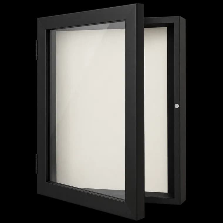 3D Bilderrahmen zum Befüllen, A4, 3cm Tief, Schwarz, 31×22cm – generische KI-Produktillustration
