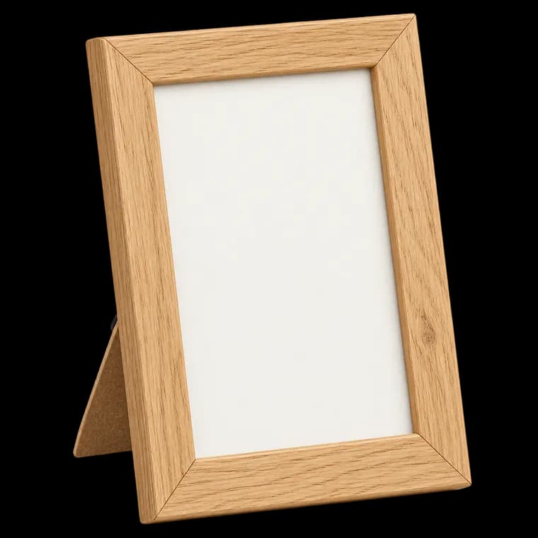 Feihorrm Bilderrahmen 10x15 Natürliche Eiche, Handgefertigte Holzrahmen – generische, markenfreie KI-Produktillustration