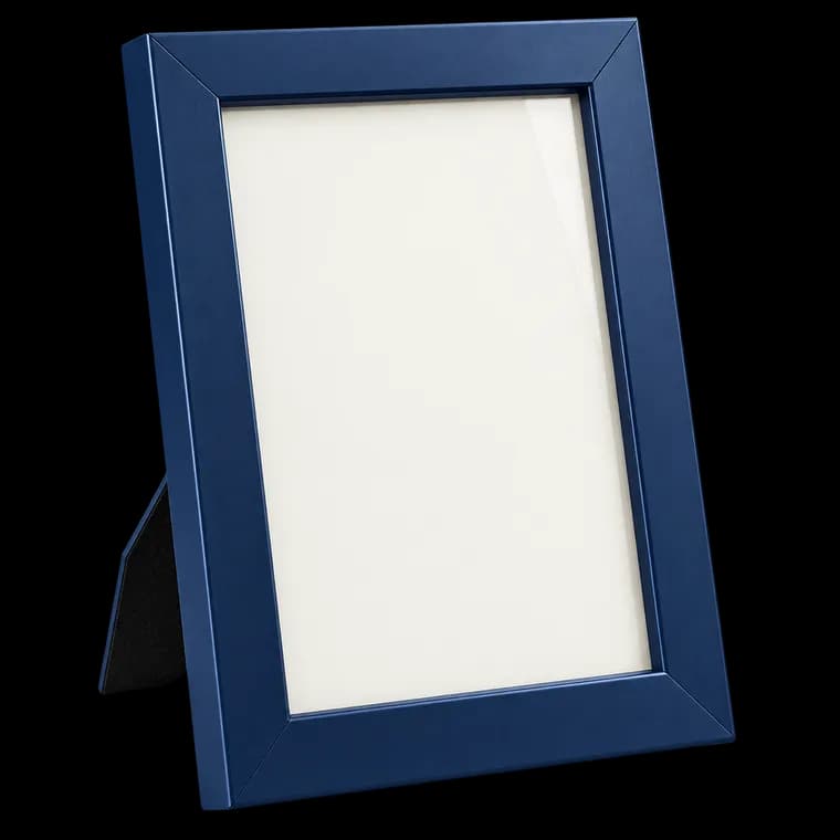 Feihorrm Bilderrahmen 10x15, Bilderrahmen Marineblau mit HD Gehärtetem Glas – generische KI-Produktillustration
