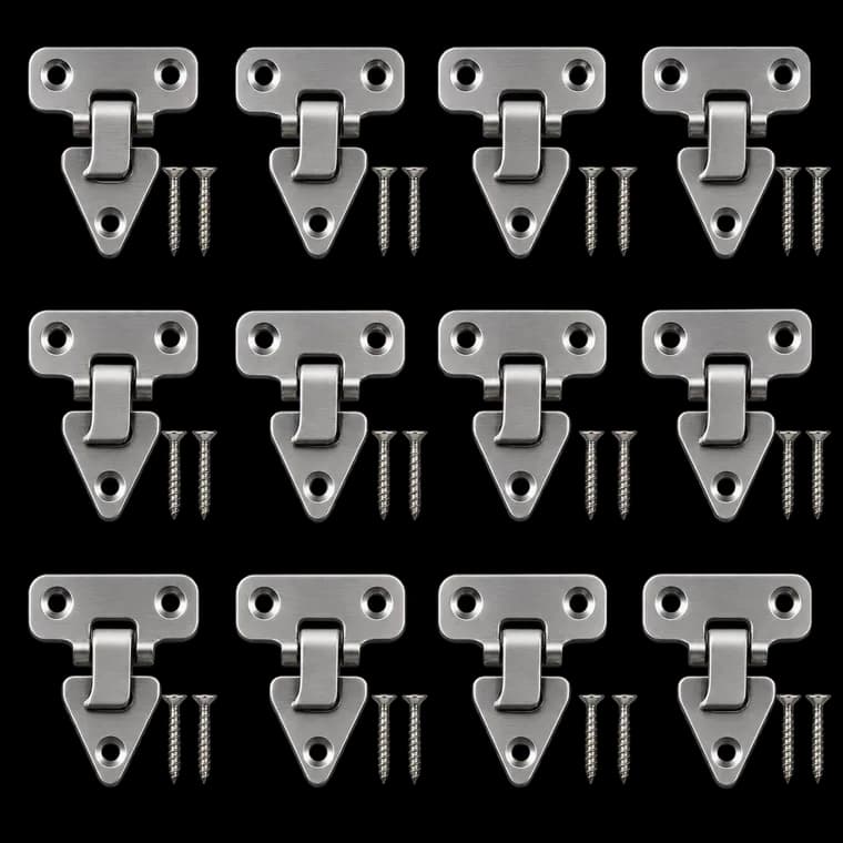 12 Stk Schwerlast Bilderrahmen Aufhänger Edelstahl 53x30mm – generische KI-Produktillustration